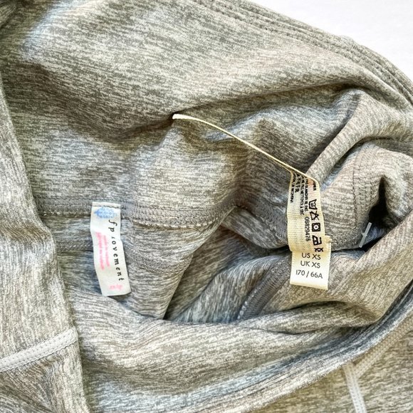 NEW Free People You're A Peach High Rise Grey Leggings Womens Size XS, M, L - Picture 8 of 14